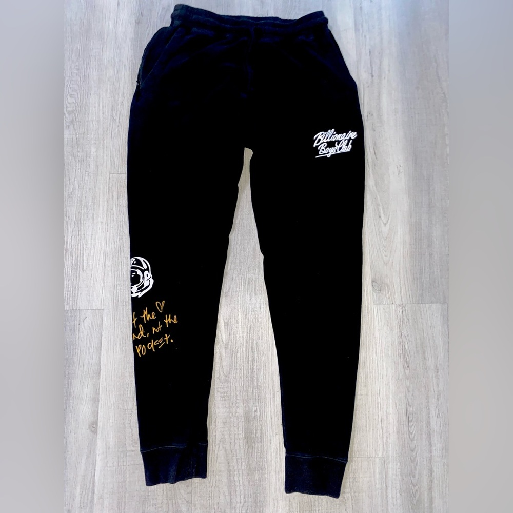 Billionaire Boys Club 100% AUTHENTIC Black Drawstring sweatpants, pockets sz XL